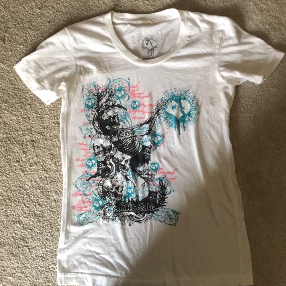 Fairlytale brand sz med junior Lk nw v neck top